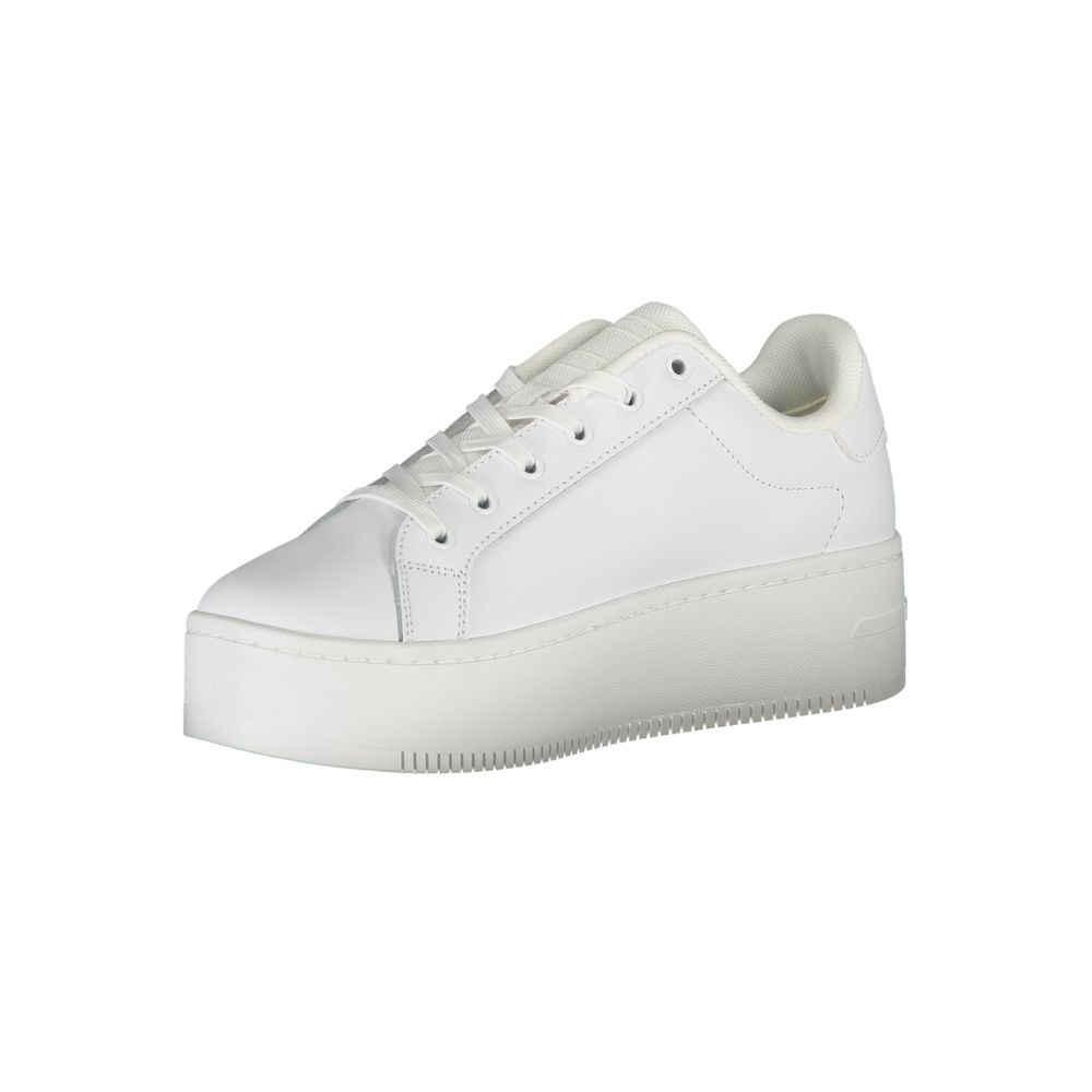 Sneaker aus weißem Polyester