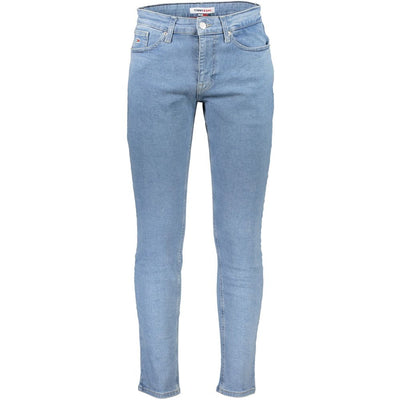 Hellblaue Baumwolljeans & Hose