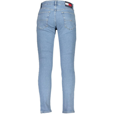 Hellblaue Baumwolljeans & Hose