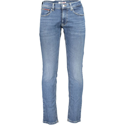 Blaue Baumwolljeans & Hose