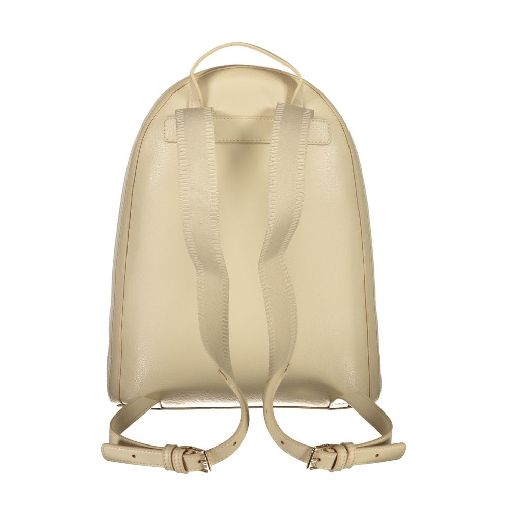 Beige Polyester-Rucksack