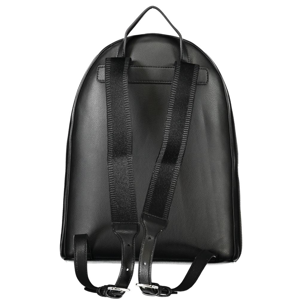 Schicker umweltbewusster schwarzer Rucksack