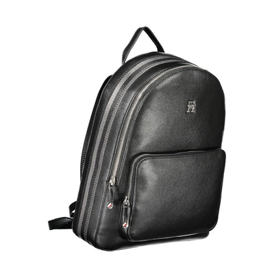 Schicker umweltbewusster schwarzer Rucksack