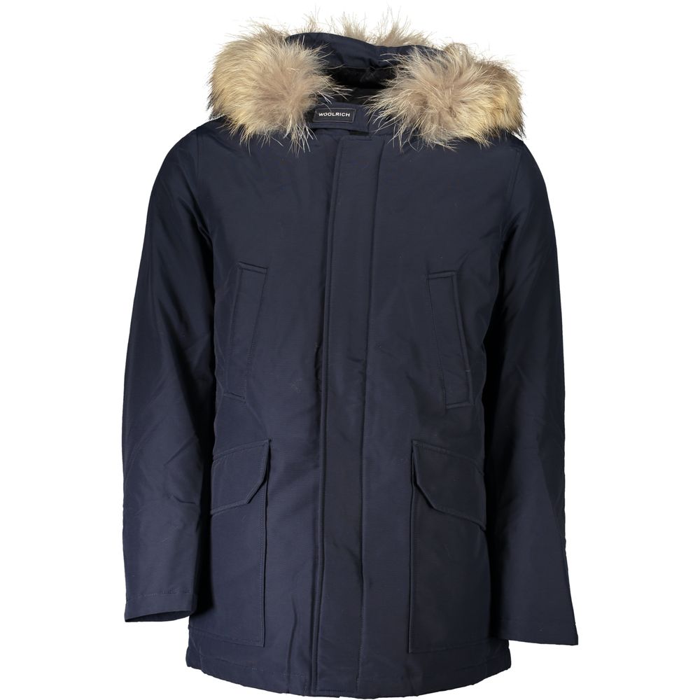 Blaue Baumwolljacke