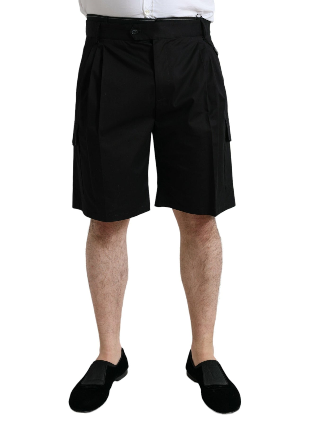 Schlanke Designer Bermuda Cargo Shorts