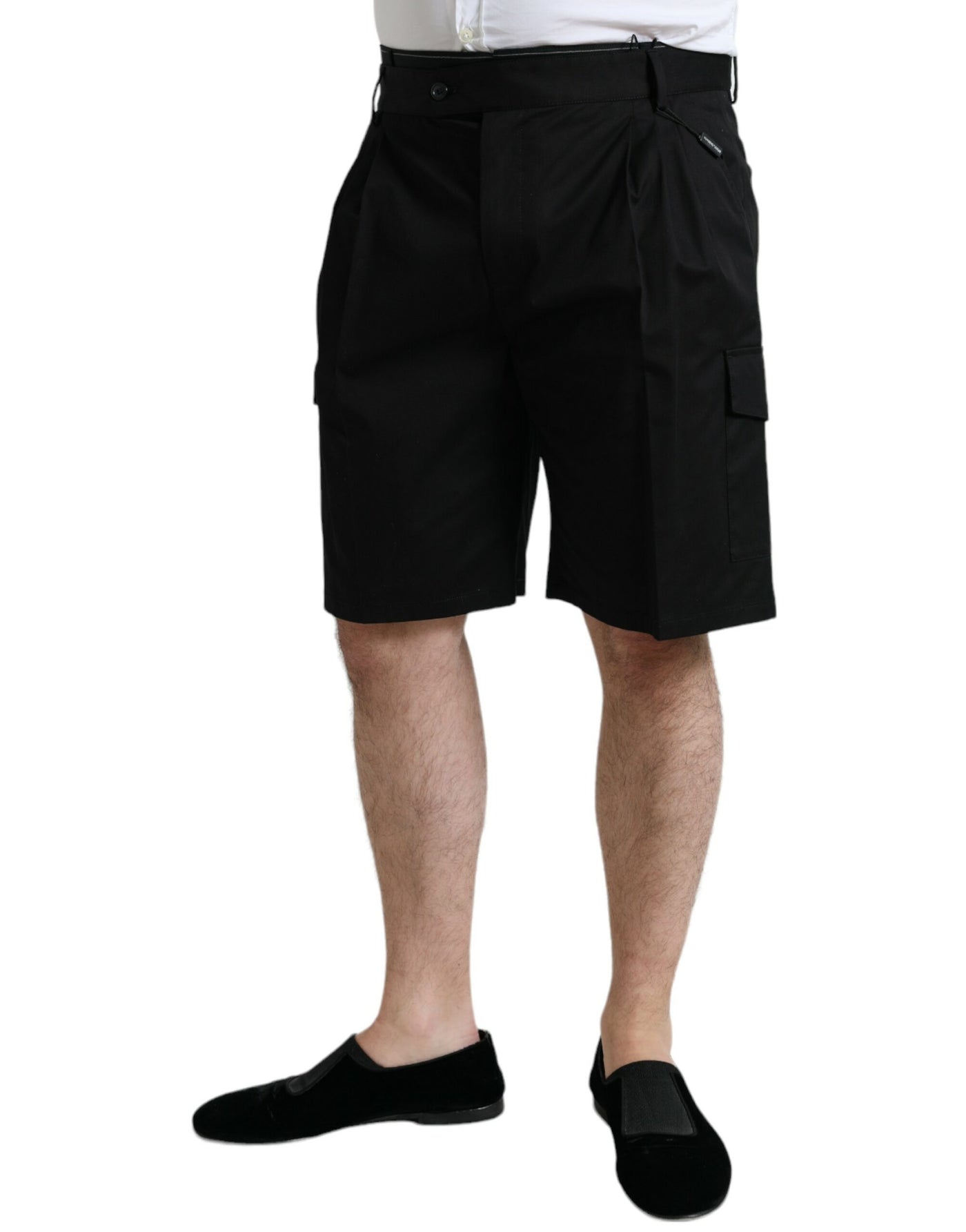 Schlanke Designer Bermuda Cargo Shorts