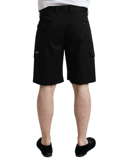 Schlanke Designer Bermuda Cargo Shorts