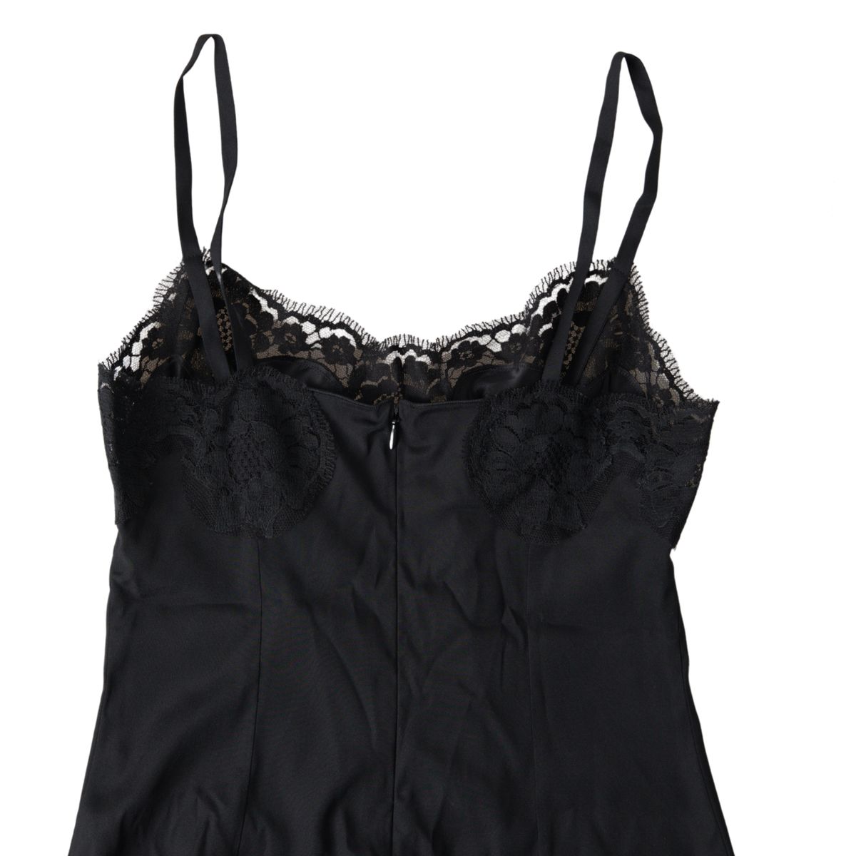 Elegantes schwarzes Seidenmischungs-Camisole