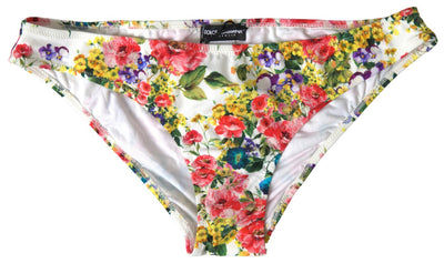 Multicolor Floral Bikini Unterteil