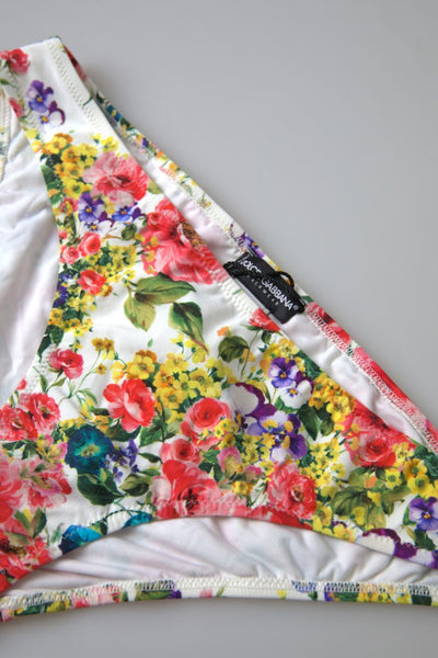 Multicolor Floral Bikini Unterteil