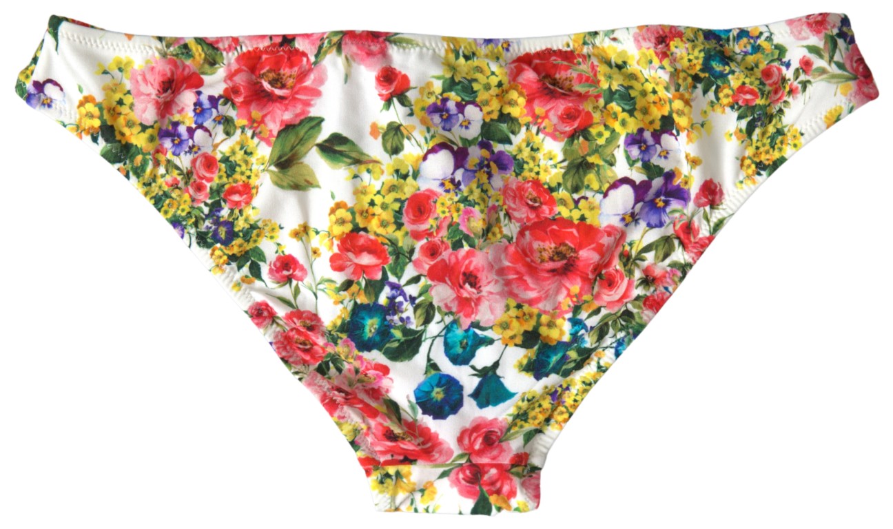 Multicolor Floral Bikini Unterteil