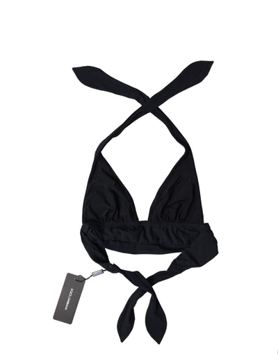 Elegantes schwarzes Bikini-Oberteil