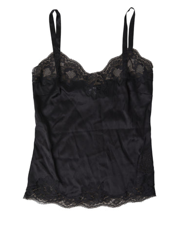 Elegantes Camisole-Top aus Seidenmischung mit Spitze