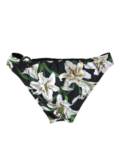 Elegantes Bikini-Höschen mit Blumendruck - Schwimmen mit Stil