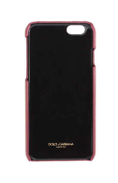 Schicke rosa Leder-Kristall iPhone Tasche