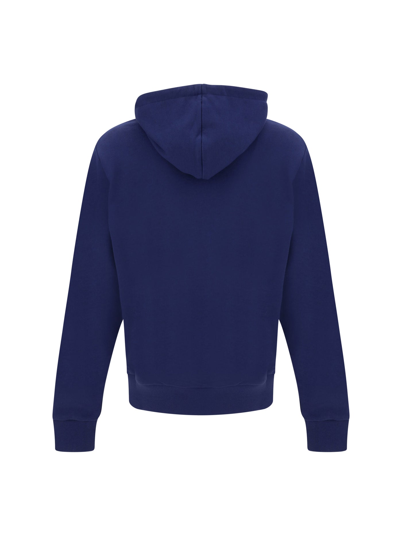 Eleganter Kapuzenpullover mit Monogramm in Marineblau