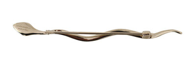 Elegante Silber Kristall Brosche Pin