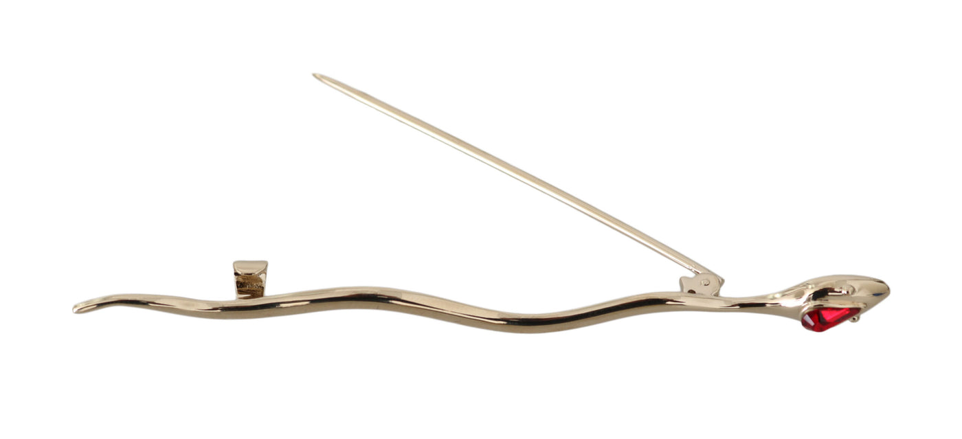 Elegante Silber Kristall Brosche Pin