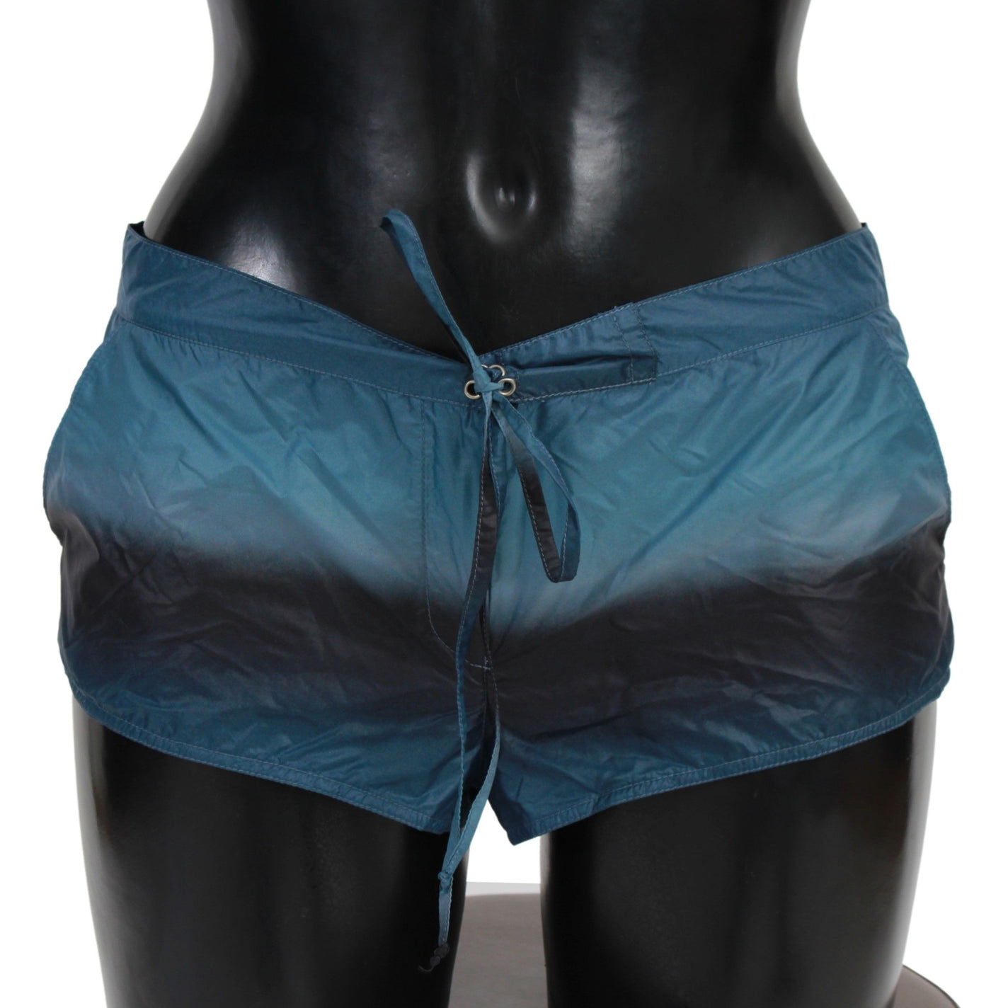 Blaue Ombre Shorts Strandbekleidung Bikini Badeanzug