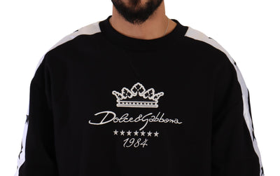 Eleganter Crown 1984 Pullover mit Rundhalsausschnitt