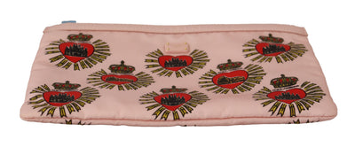 Elegantes rosa Herz Clutch Wallet