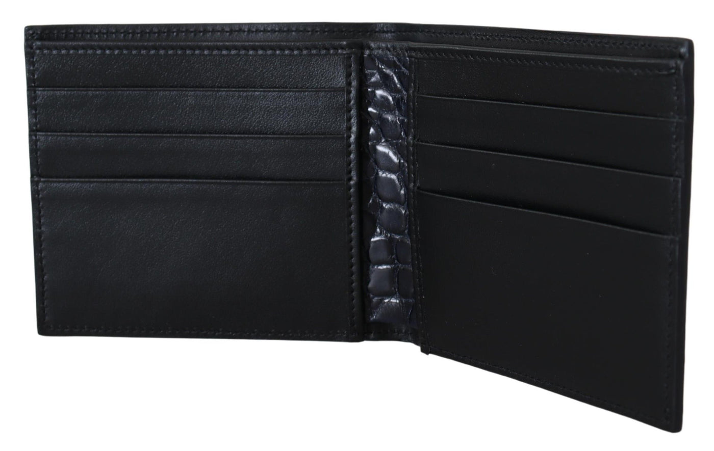 Elegantes Exotenleder Bifold Wallet