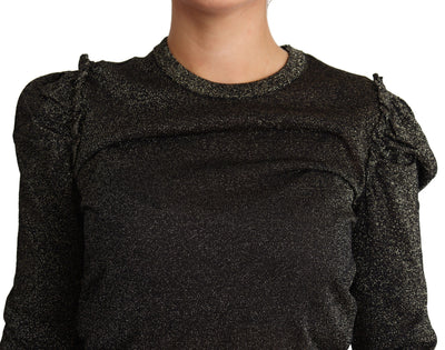 Eleganter Cropped Sweater mit Logo-Detail