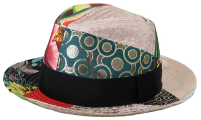 Eclectic Chic Multicolor Fedora Mütze