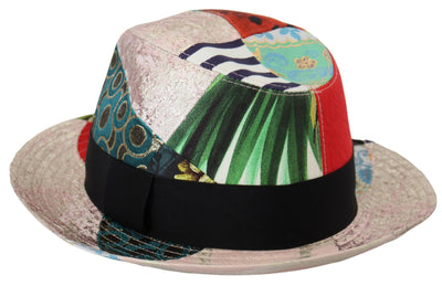 Eclectic Chic Multicolor Fedora Mütze