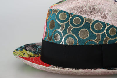 Eclectic Chic Multicolor Fedora Mütze