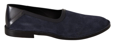 Elegante Loafers aus perforiertem Leder