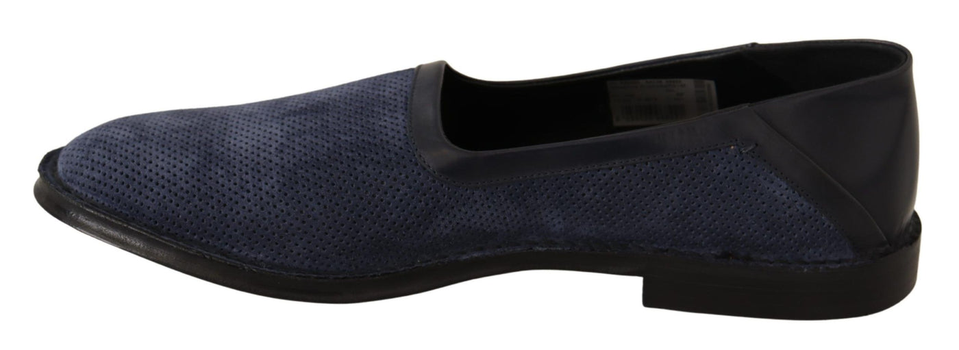 Elegante Loafers aus perforiertem Leder