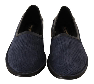 Elegante Loafers aus perforiertem Leder