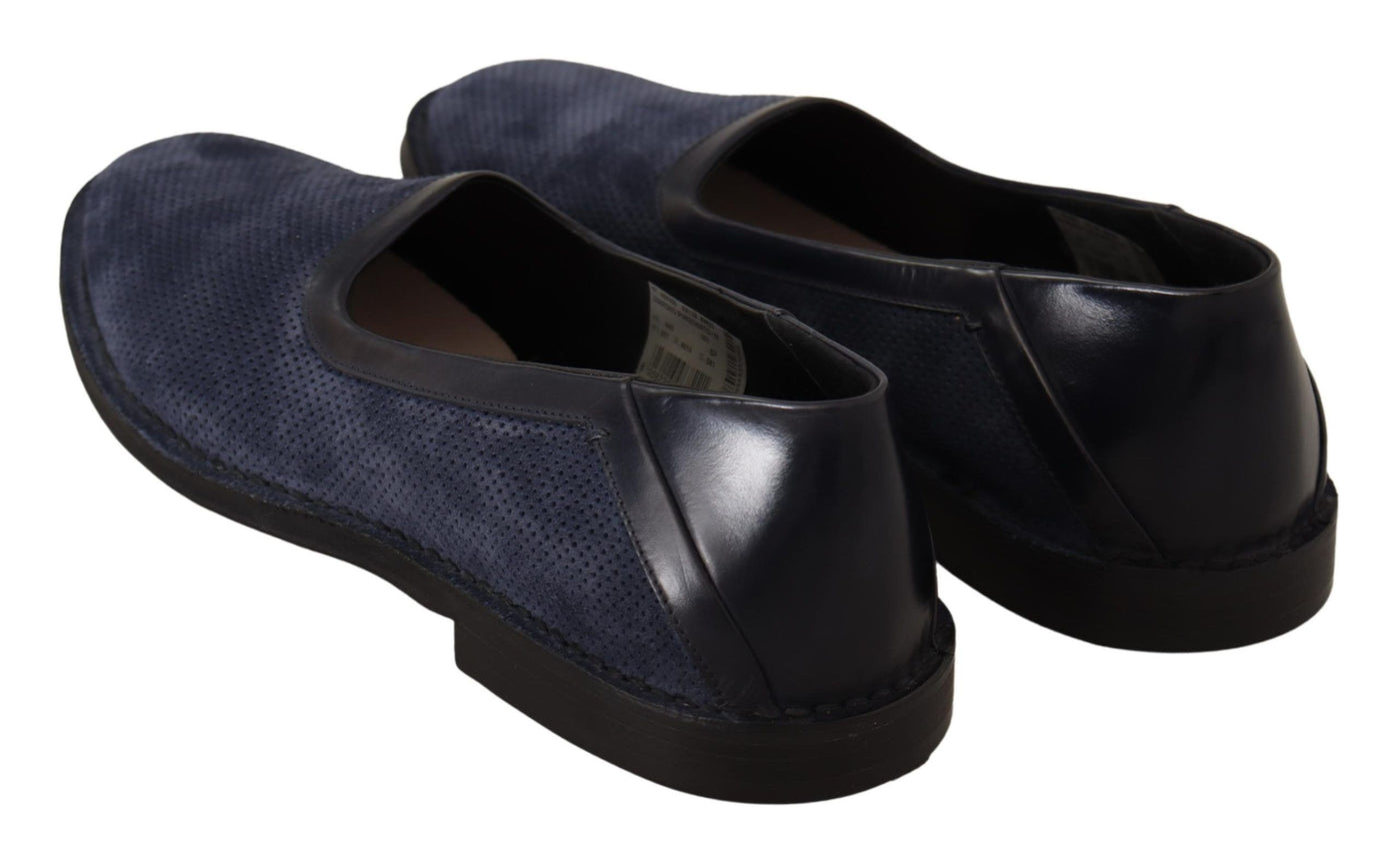 Elegante Loafers aus perforiertem Leder