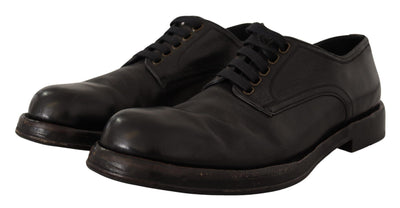 Elegante schwarze Lederschuhe für Herren