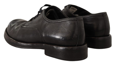 Elegante schwarze Lederschuhe für Herren