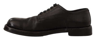 Elegante schwarze Lederschuhe für Herren