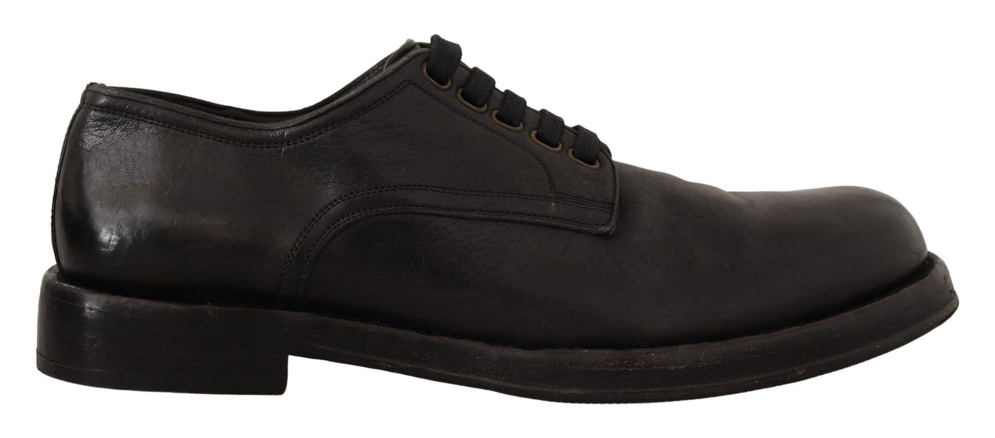 Elegante schwarze Lederschuhe für Herren