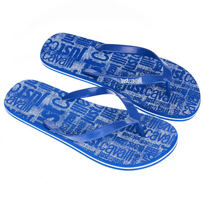 Elegante hellblaue Herren Flip Flops