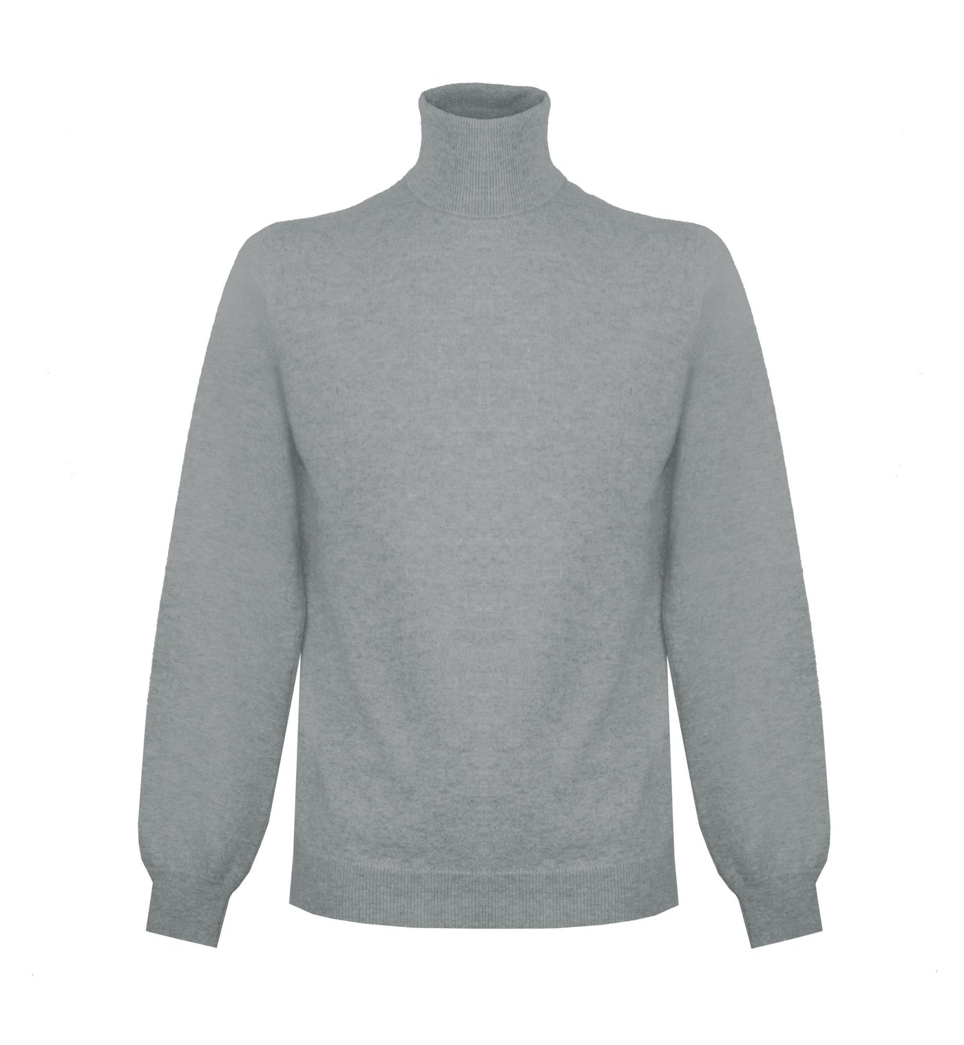 Eleganter Kaschmirpullover mit hohem Halsausschnitt