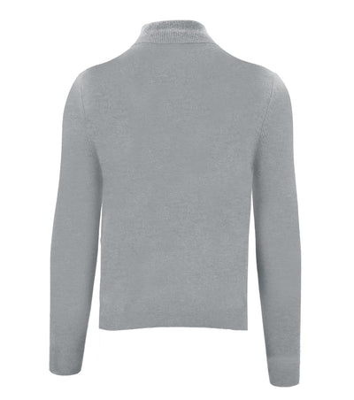 Eleganter Kaschmirpullover mit hohem Halsausschnitt