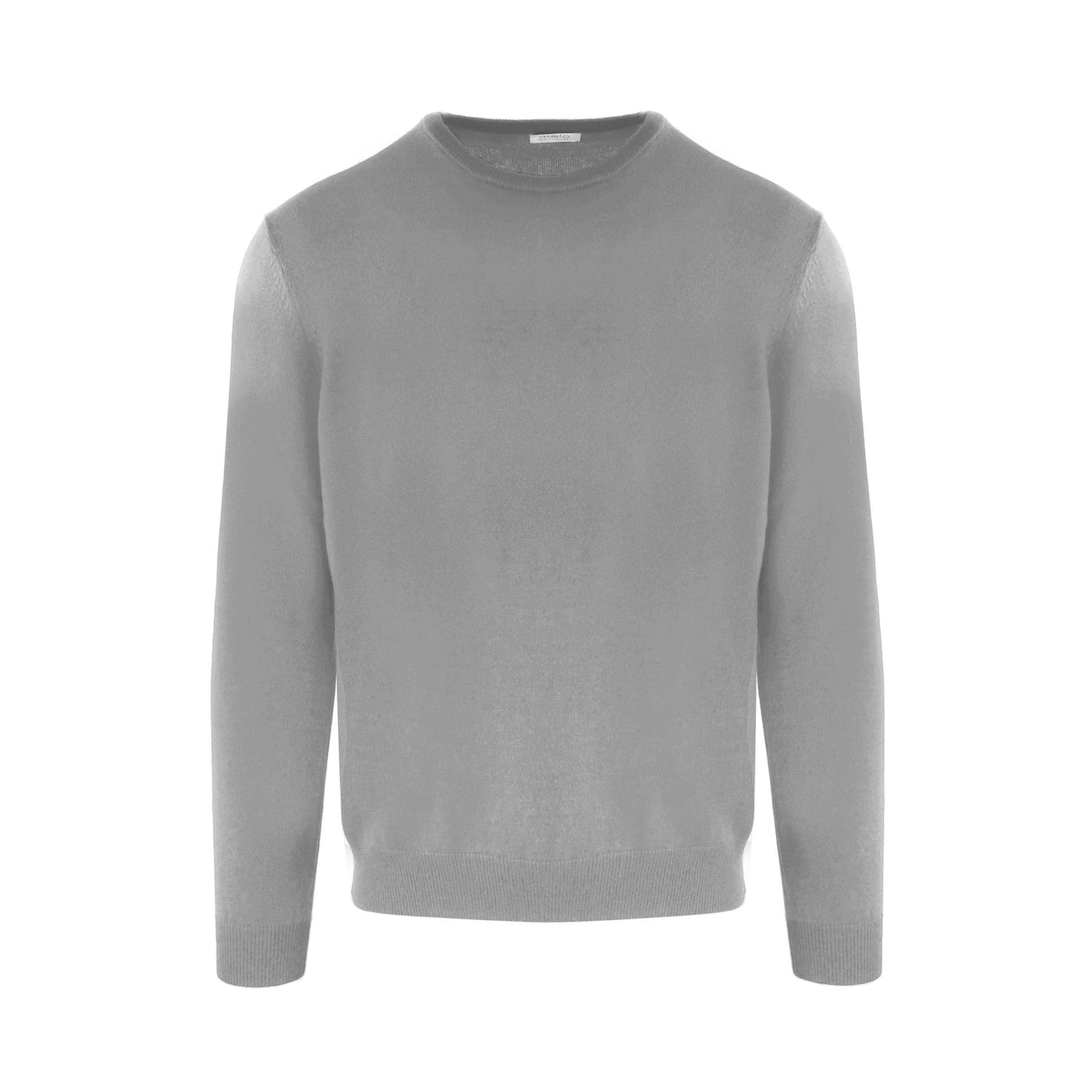 Schicker rauchgrauer Kaschmirpullover