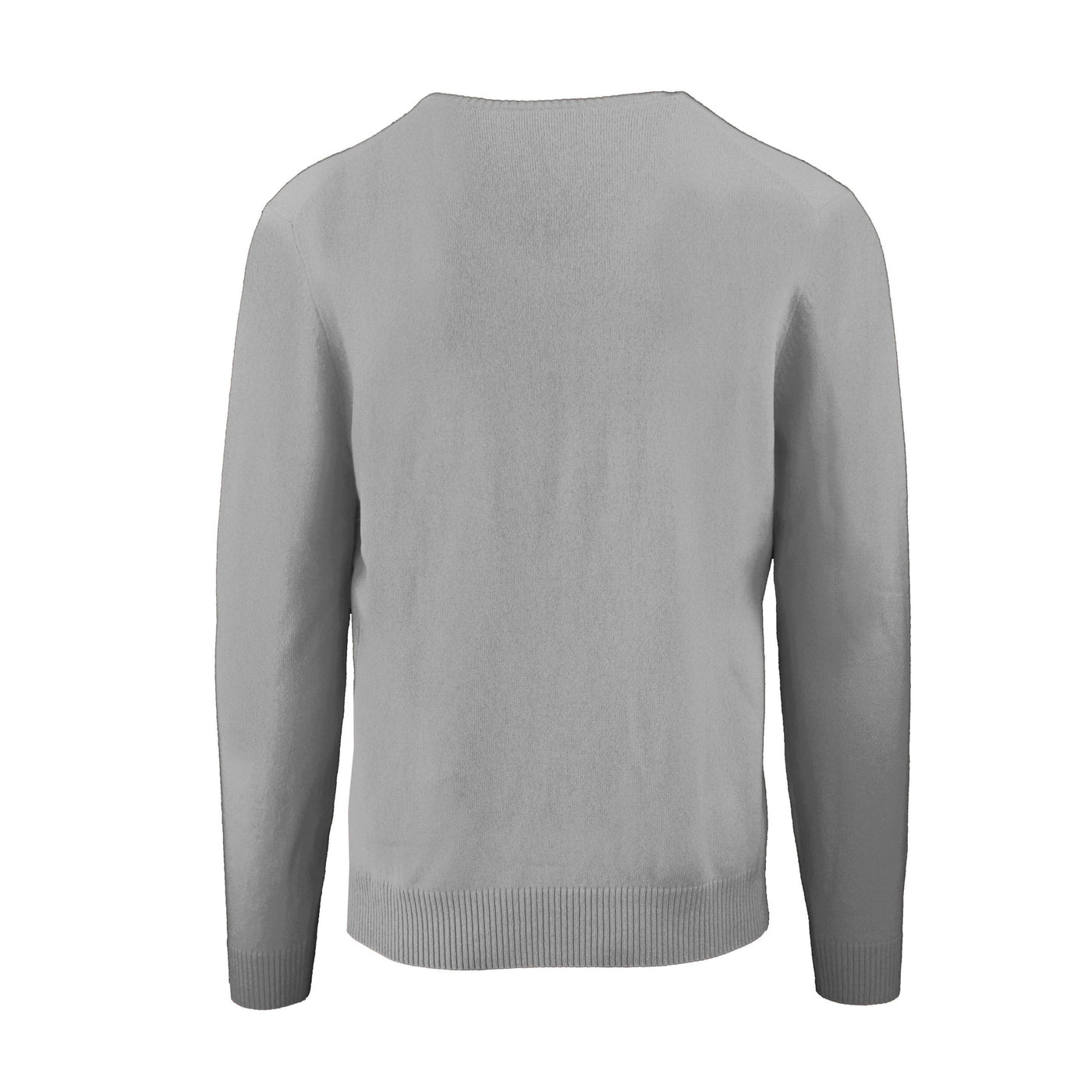 Schicker rauchgrauer Kaschmirpullover