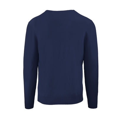 Eleganter blauer Kaschmirpullover mit V-Ausschnitt von Diesel