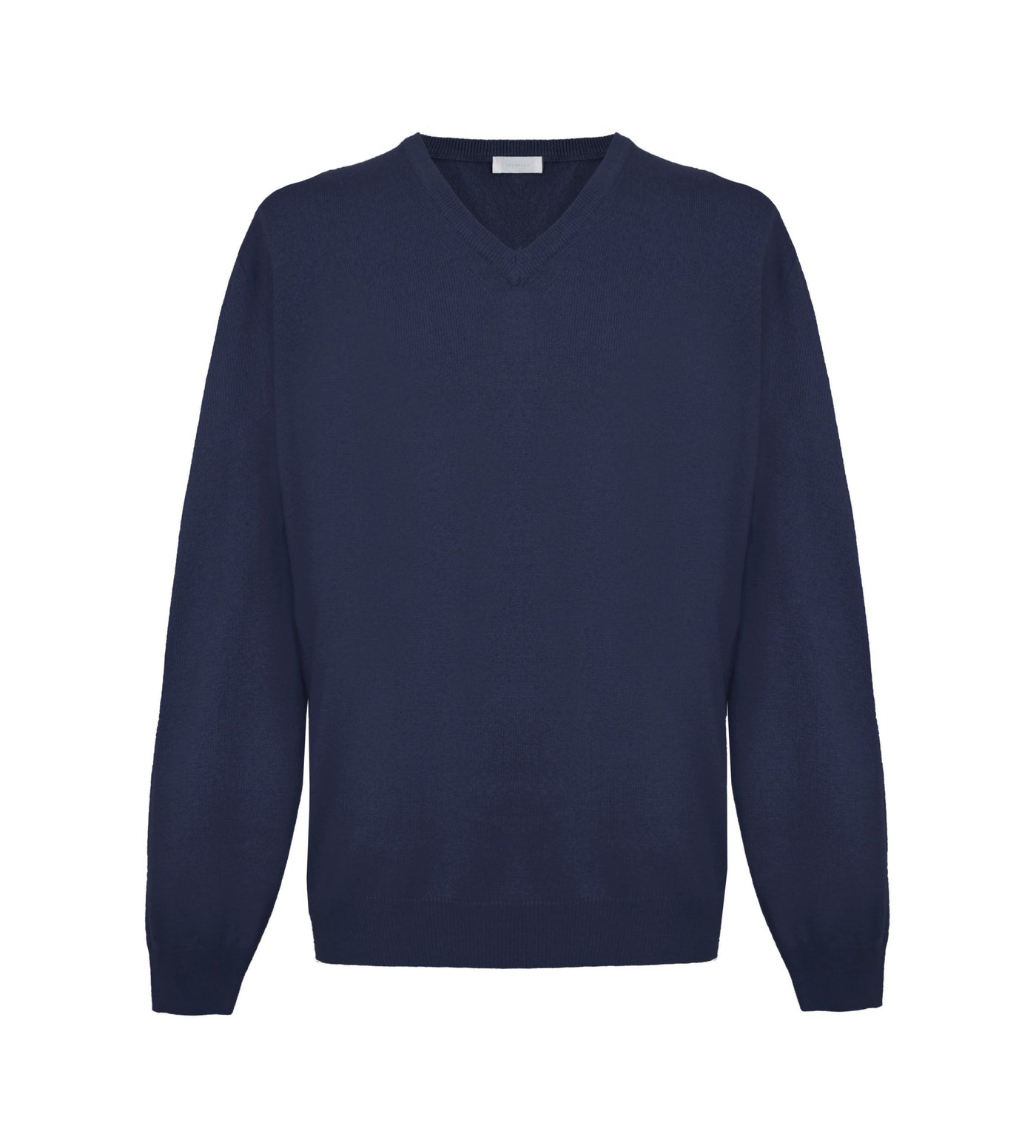 Eleganter blauer Kaschmirpullover mit V-Ausschnitt von Diesel