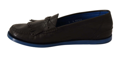 Italienische Luxus Leder Tassel Loafers