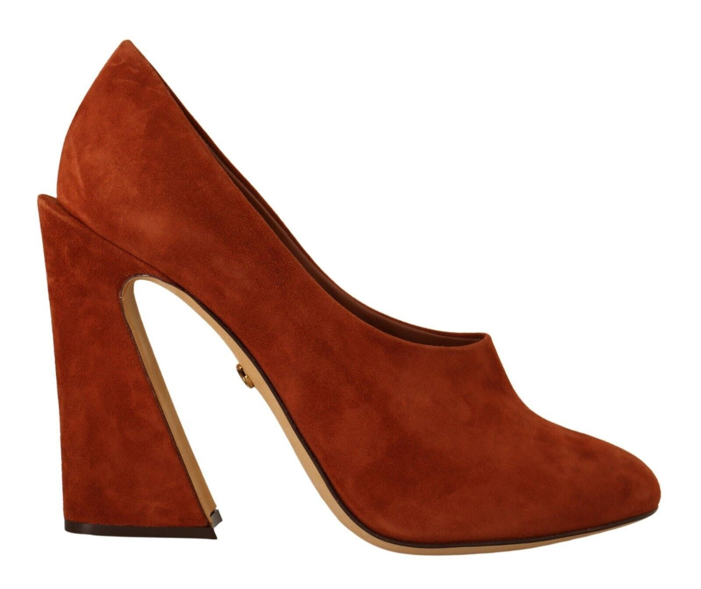 Elegante Wildlederpumps in Cognac