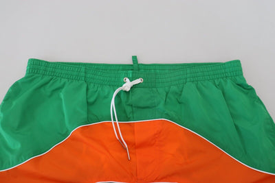 Multicolor Bedruckte Badeshorts Boxer