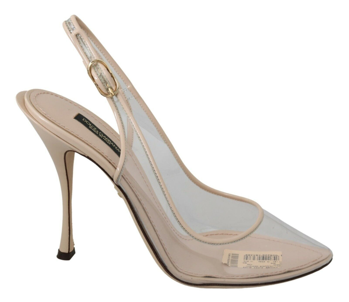 Elegante Nude Beige Slingback Heels