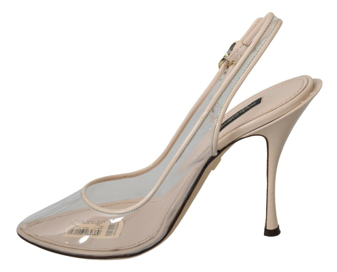 Elegante Nude Beige Slingback Heels